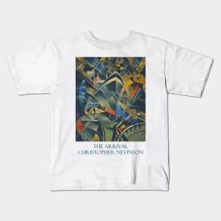 The Arrival by Christopher R. W. Nevinson Kids T-Shirt